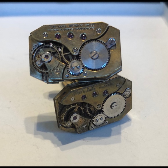 Steampunk cufflinks